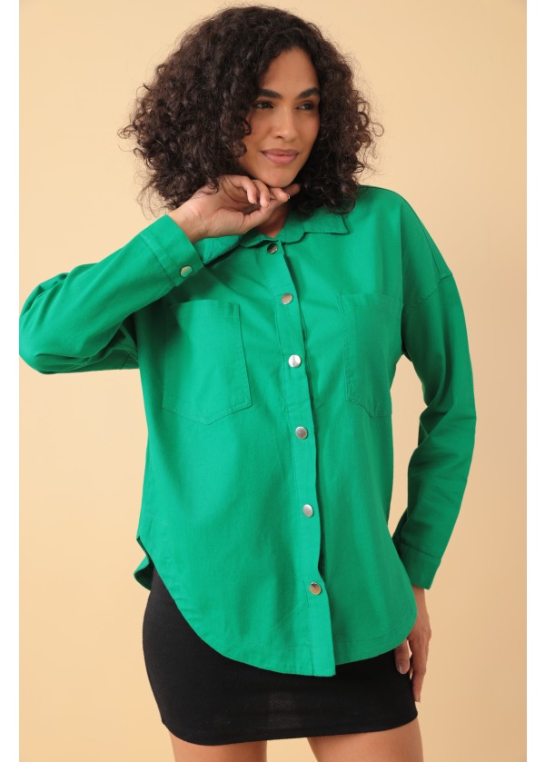 Gabardin Cift Cepli Benetton Gömlek